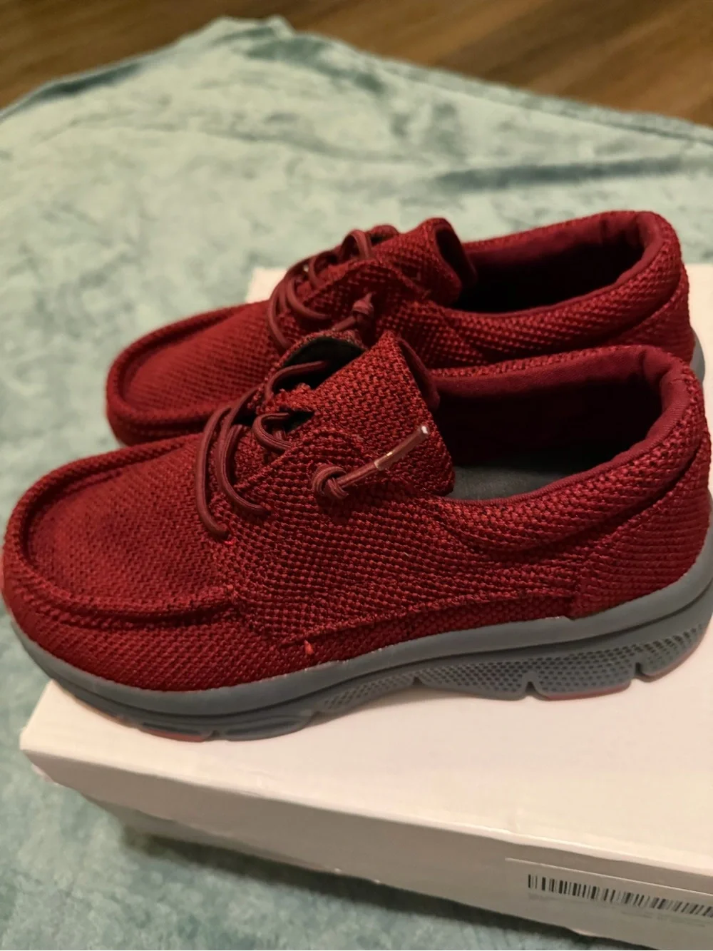 Kids Casual Knit Sneakers - Red